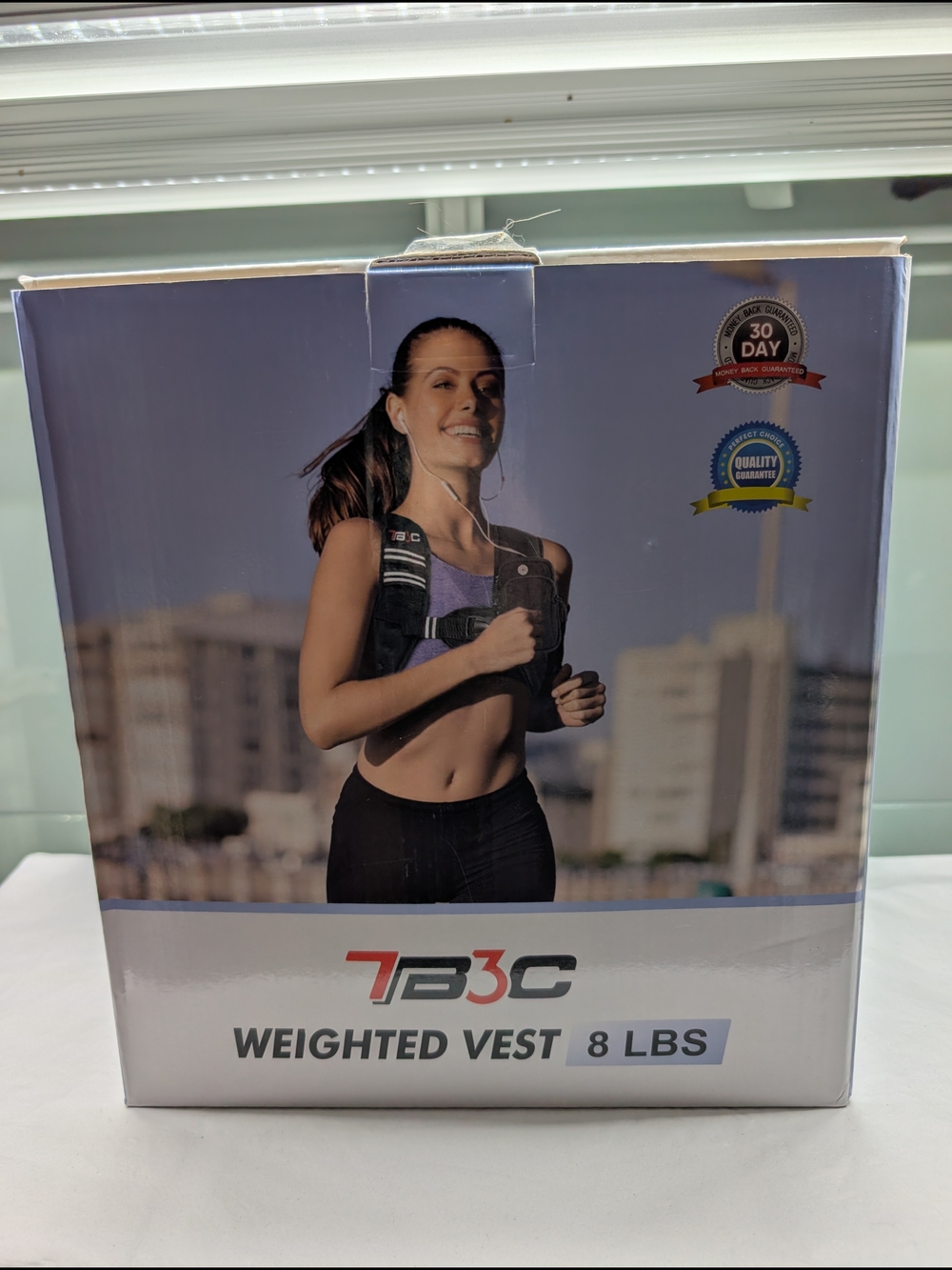 TB3C Weighted Vest 8 lbs - Black